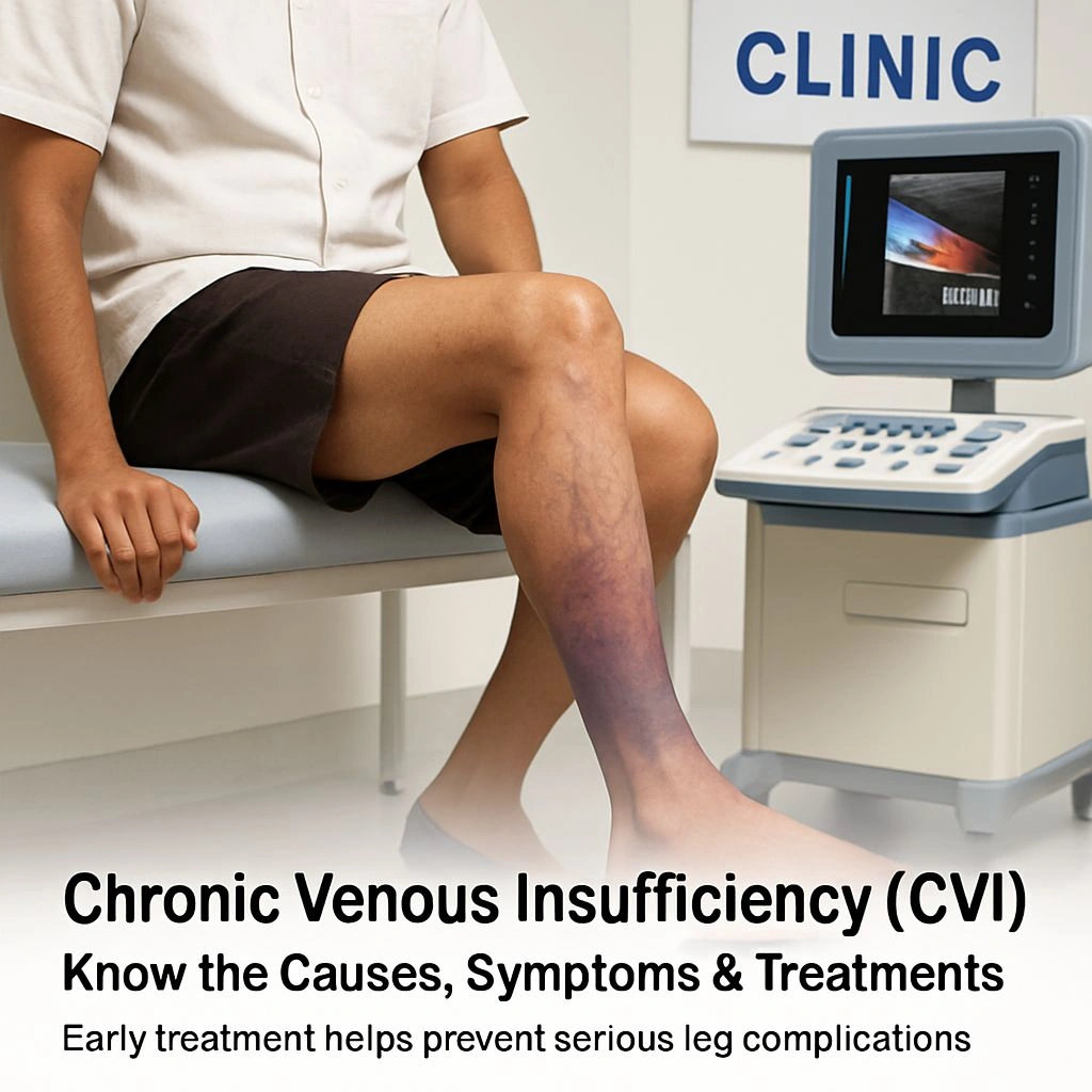 Chronic Venous Insufficiency (CVI) – Know the Causes, Symptoms & Treatments