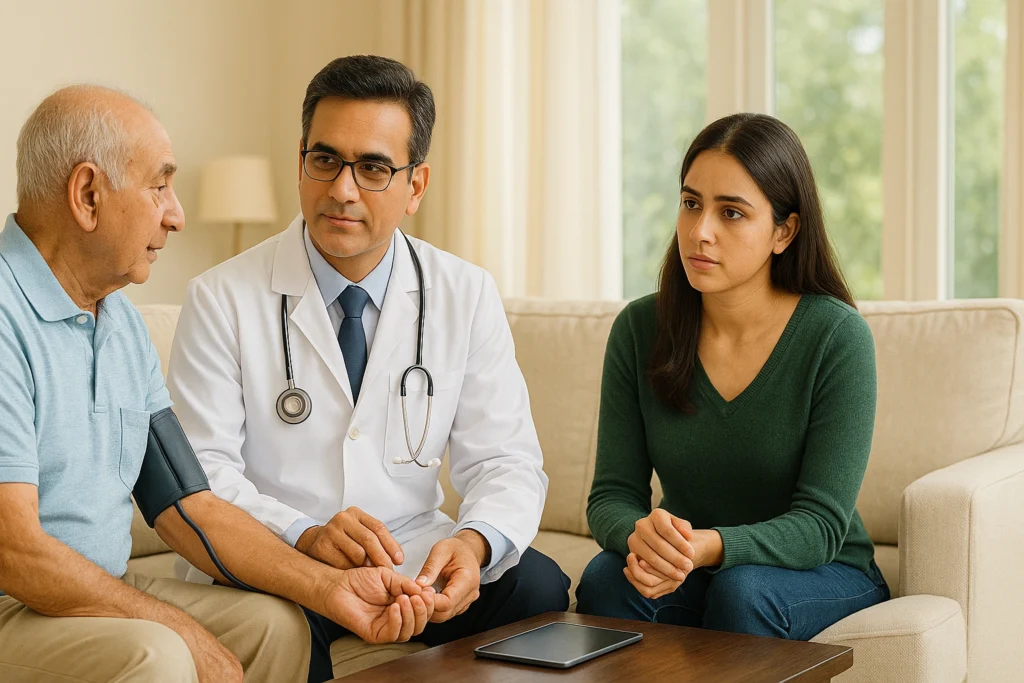 On Call Other Super Speciality Consultation 1 Doctor fromm Gurukripa Hospitals is consultingg with patient - Dr. Mahendra S Budania - Specialist Doctor in Sikar