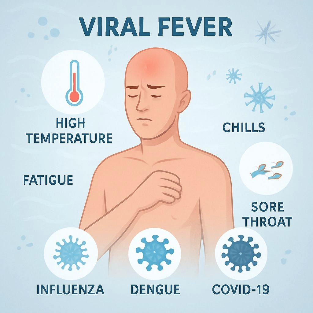 Viral Fever vs Seasonal Fever - Expert Guide to Spot the Difference & Recover Fast 1 Some Common Symptoms of Viral Fever